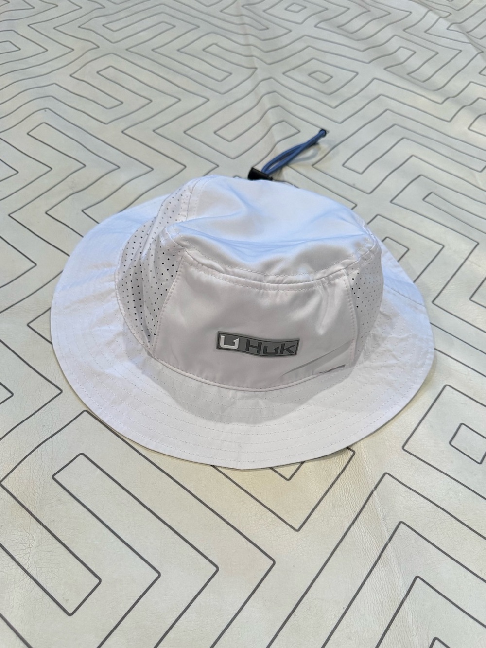 Huk Fishing White Sun Bucket Hat